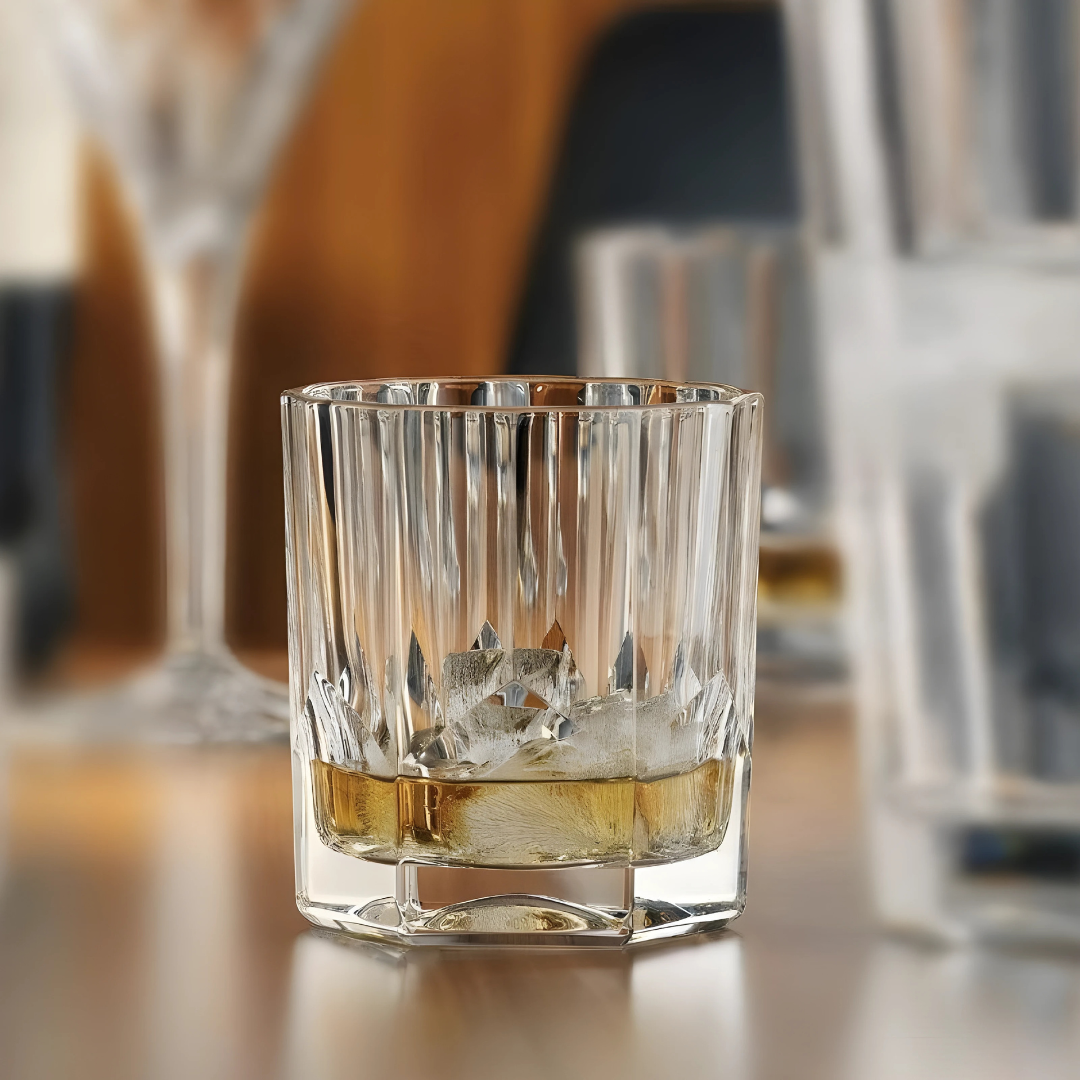 Heavy Crystal Whiskey Glass - Made in Italy