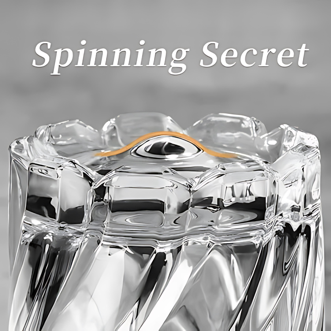 Rotating Crystal Whiskey Glass (Set Of 6)