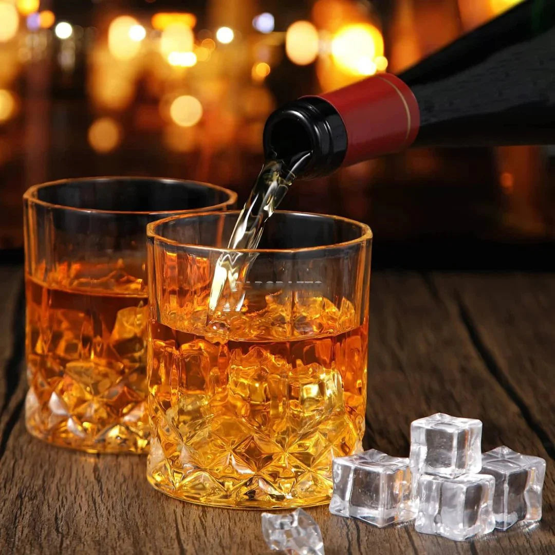 The Senior’s Crystal Whiskey Glass - Set 0f 6 - Made in Slovakia