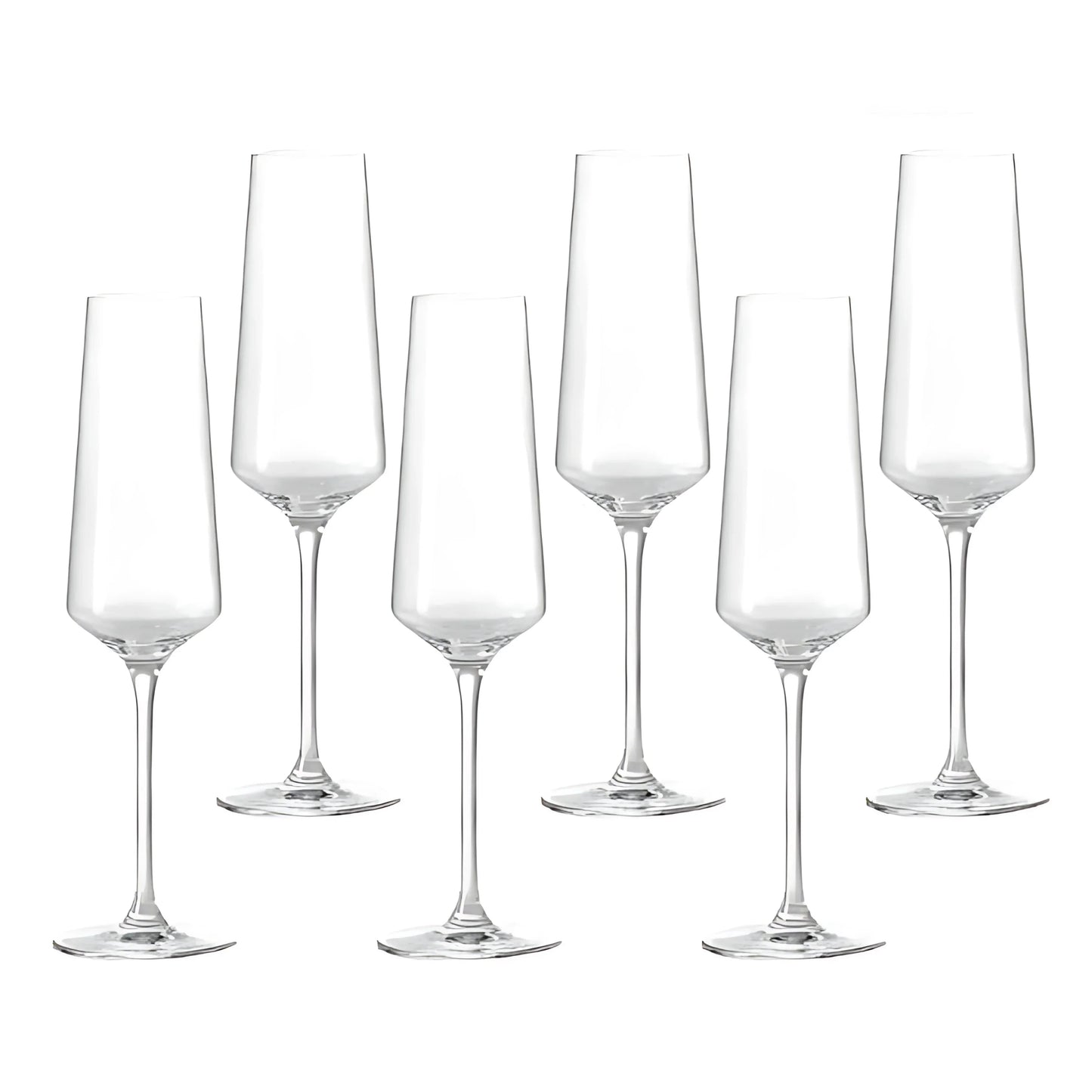 Crystal Fluted Champagne Glass (Pack Of 6)