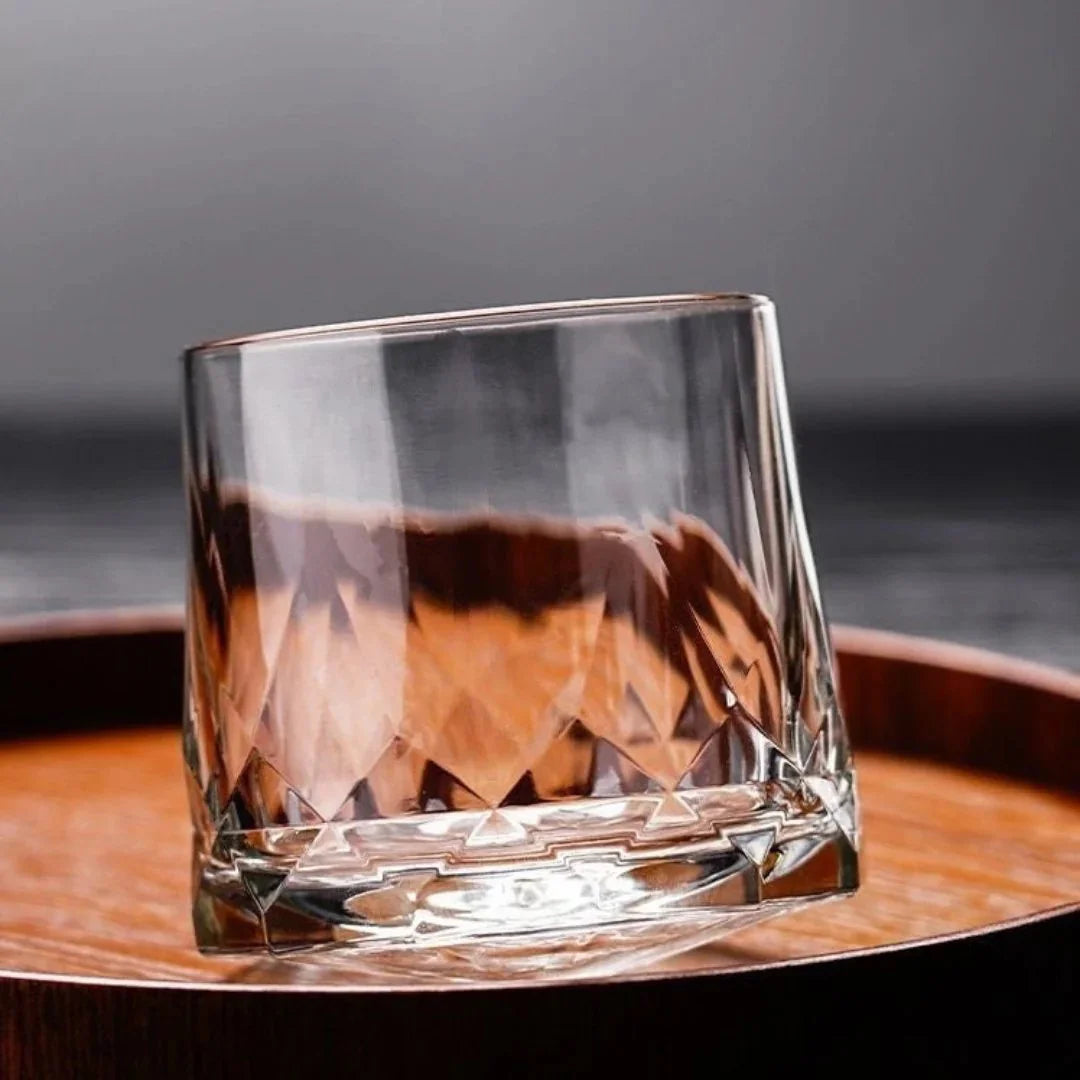Revolving Quartz Whiskey Glass - Set Of 6