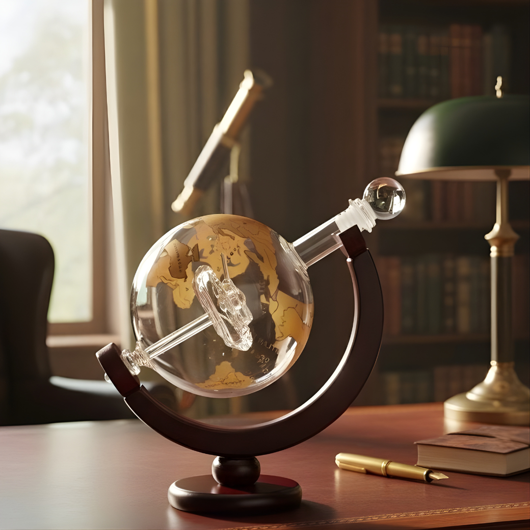 Globe Whiskey Decanter - 850 ML