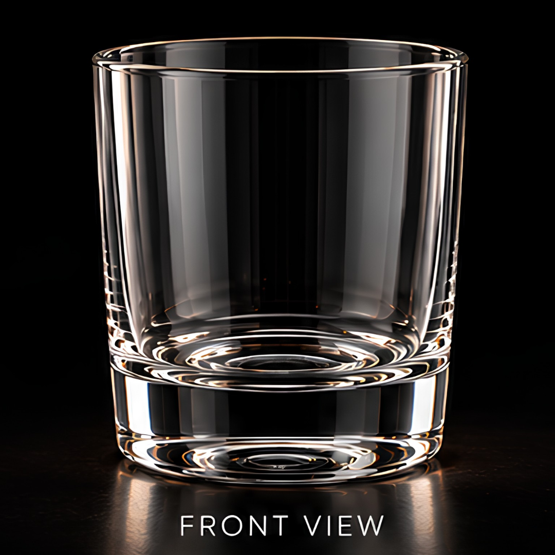 Pure Old Fashioned Whiskey Glasses - Set of 6 - Made in Italy