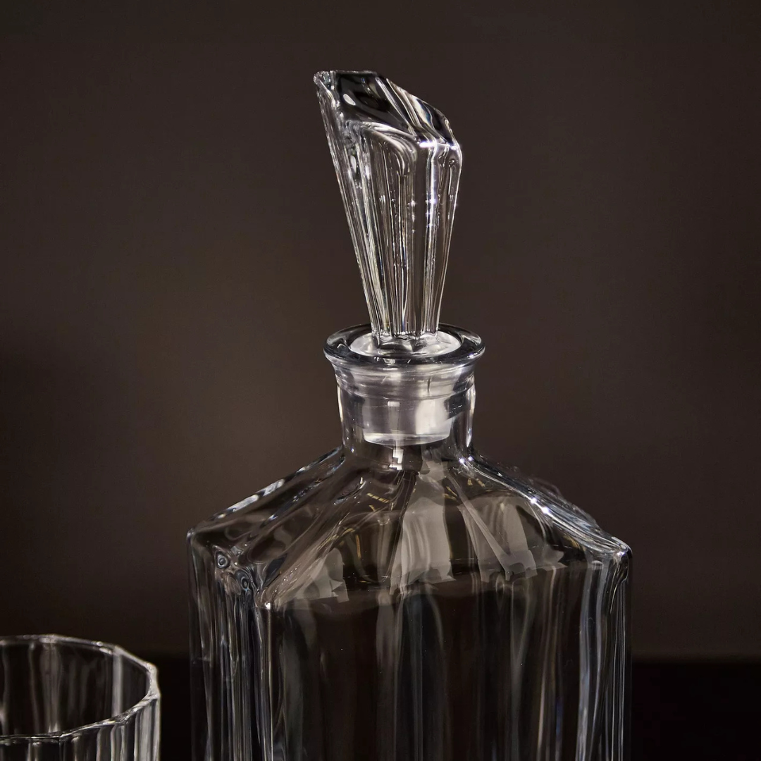 Aspen Crystal Decanter Set - Made With Sapphire Crystal