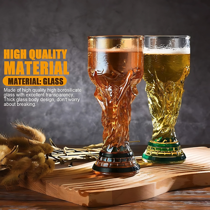 World Cup Beer Glass ( Pack Of 2 ) (Exclusive Design)