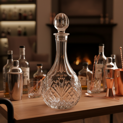Emperor's Crystal Whiskey Decanter - Made In Italy