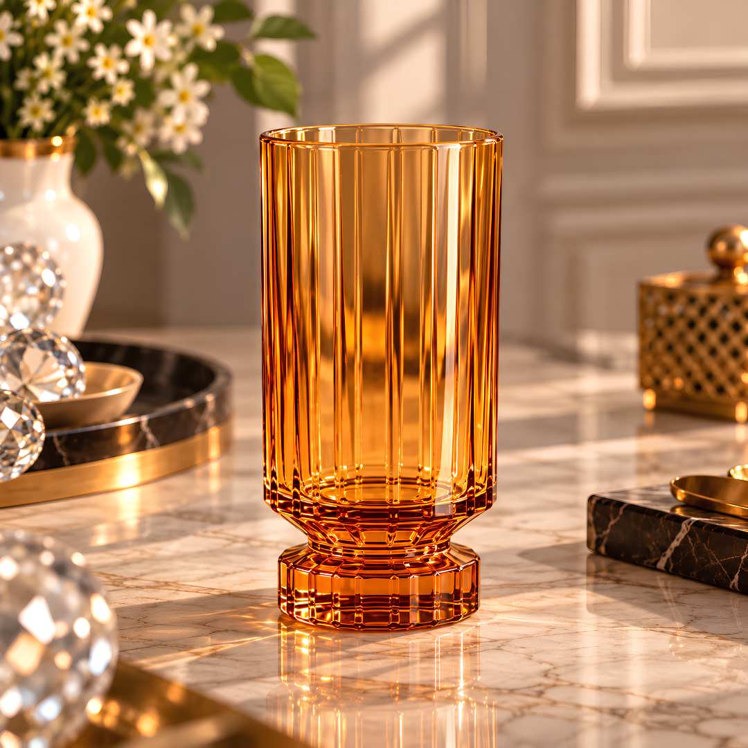 Crystal Lamp Tumbler - Set of 6 - Made in Italy