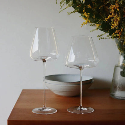 Timeless Wine Glass - Long Stem - Made Of Sapphire Crystal - 28cm Long