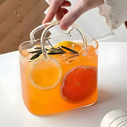 Crystal Handbag Cocktail Glass - Set Of 2