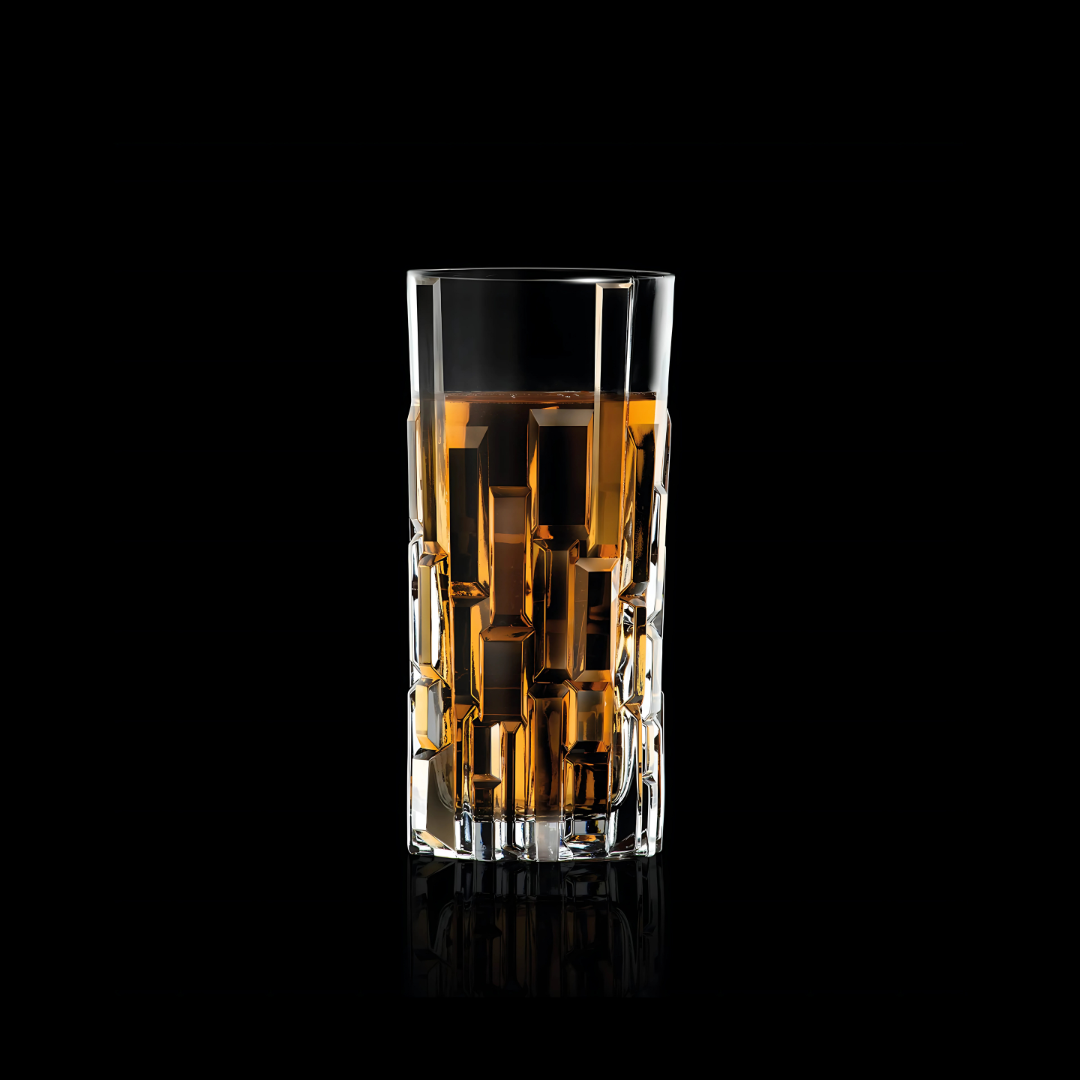 Crystal Cut Whiskey And Hi Ball Combo - Set Of 12