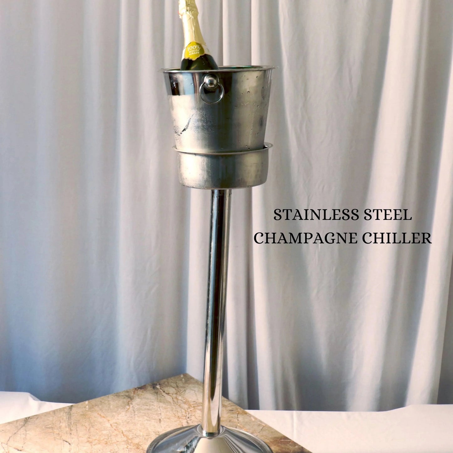 Champagne Chiller And Glasses Set