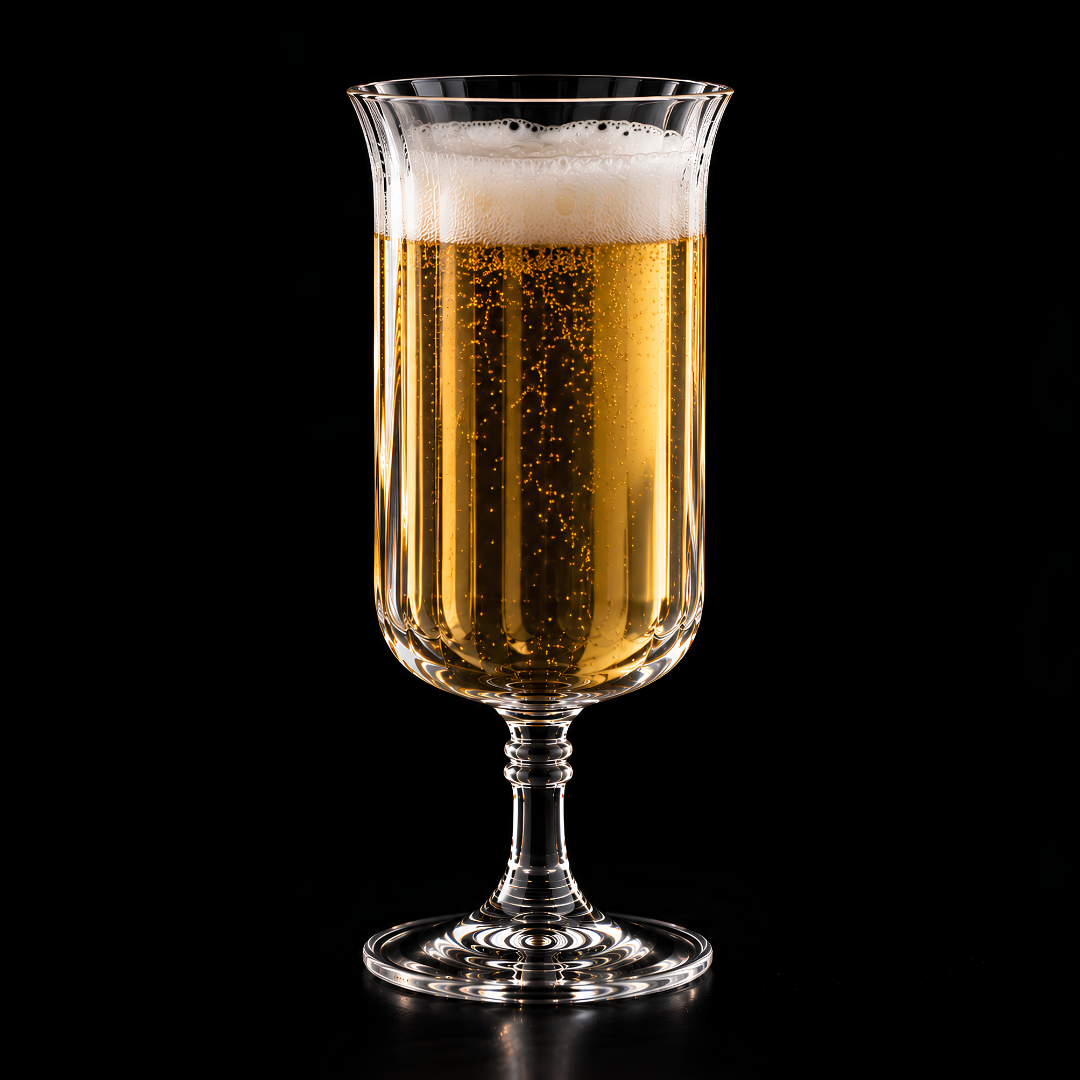 Japanese Crystal Beer Glass - Set Of 6 - 350 ML