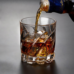 Rotating Crystal Whiskey Glass (Set Of 6)