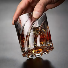 Rotating Crystal Whiskey Glass (Set Of 6)