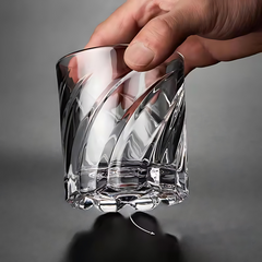 Rotating Crystal Whiskey Glass (Set Of 6)