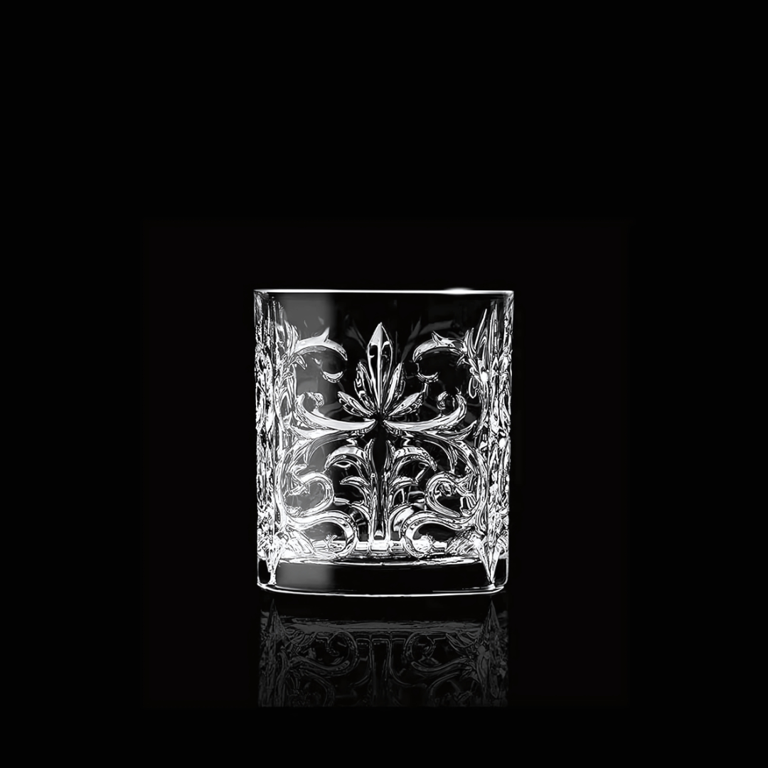 Tatooed Crystal Whiskey Glass - Pack Of 6
