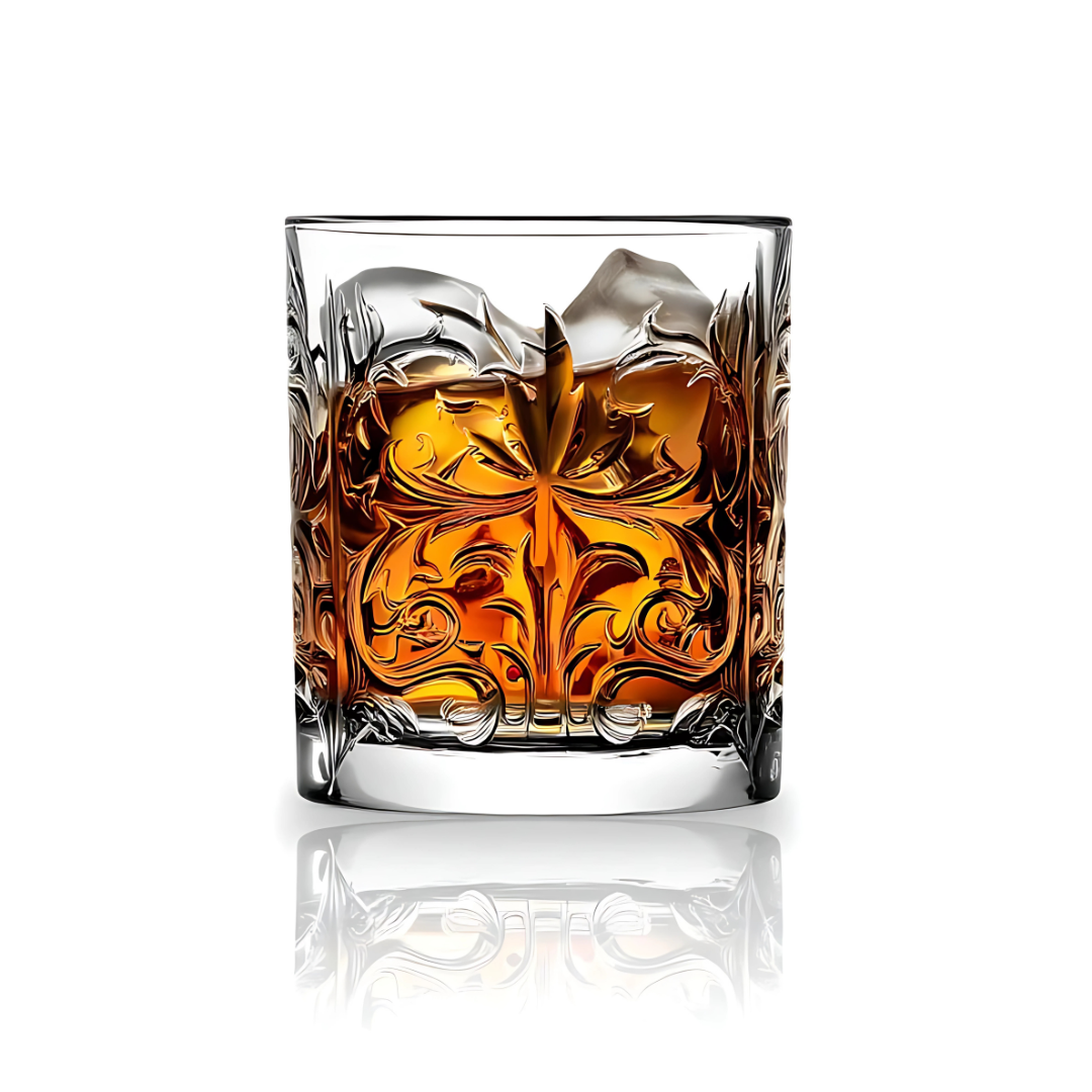 Tatooed Crystal Whiskey Glass - Pack Of 6