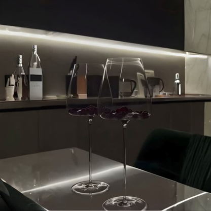 Timeless Wine Glass - Long Stem - Made Of Sapphire Crystal - 28cm Long