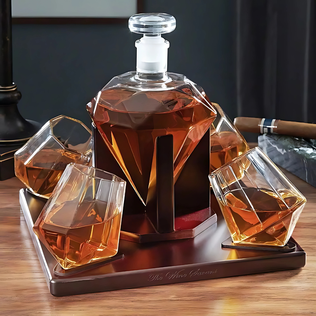 Gemstone Whiskey Decanter