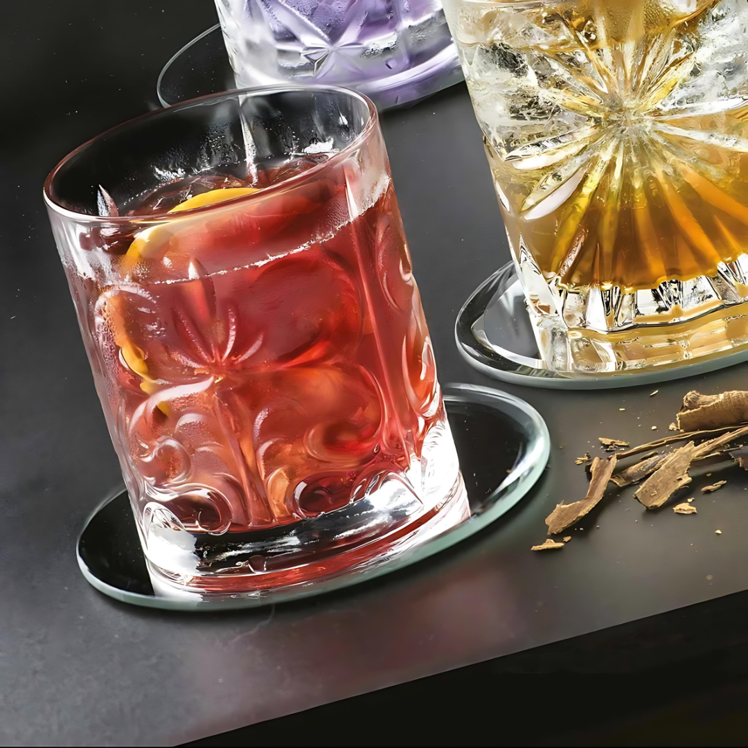 Tatooed Crystal Whiskey Glass - Pack Of 6