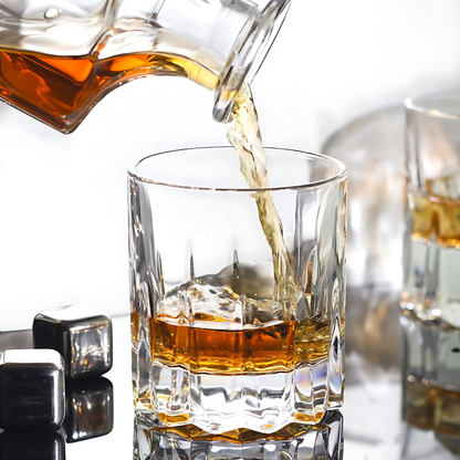The Royal Crest Whiskey Glass – Set of 6 – Made with Sapphire Crystal
