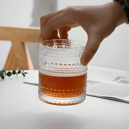 Crystal Bubbly Glass - Set Of 6