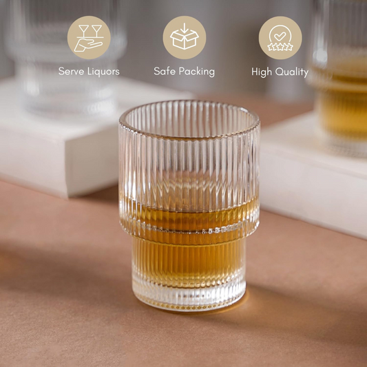 Eternia Ribbed Tumbler (Pack Of 6