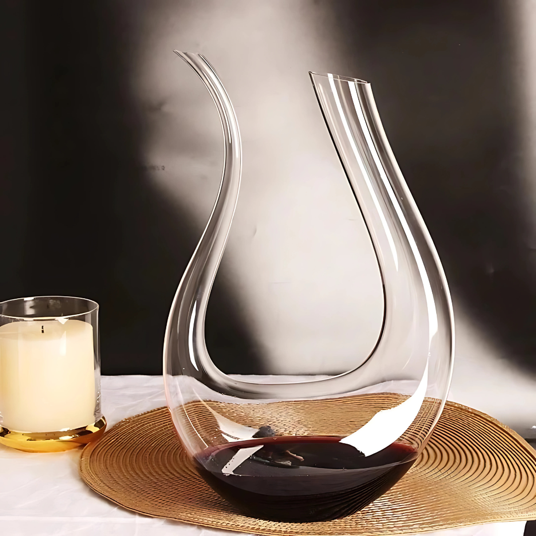 Crystal U Shaped Decanter