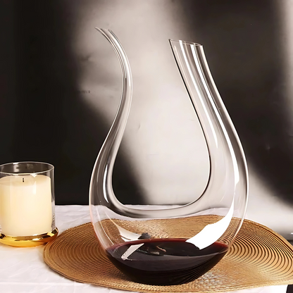 Crystal U Shaped Decanter
