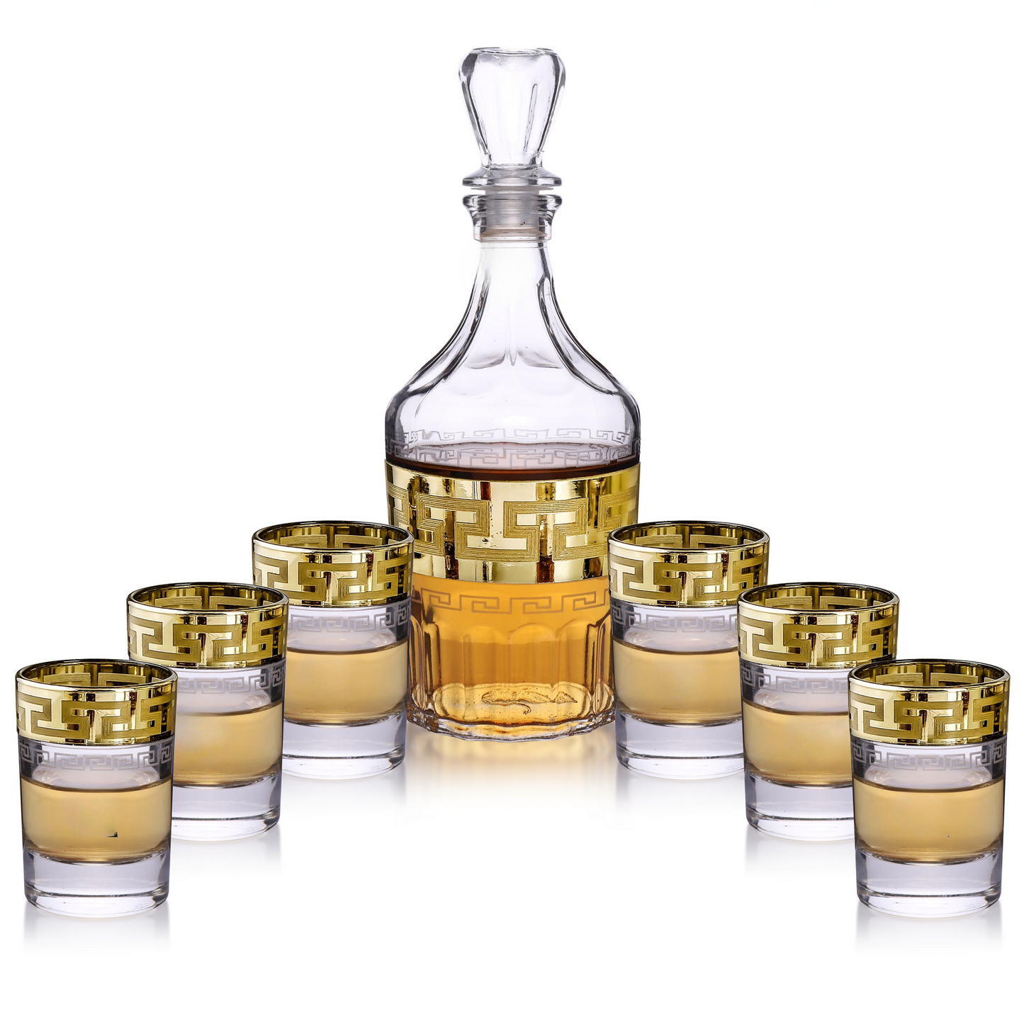 Gold Shot Decanter Set
