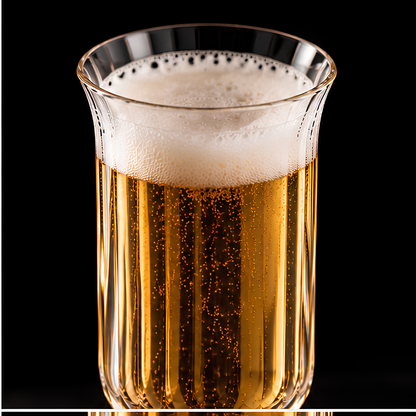 Japanese Crystal Beer Glass - Set Of 6 - 350 ML