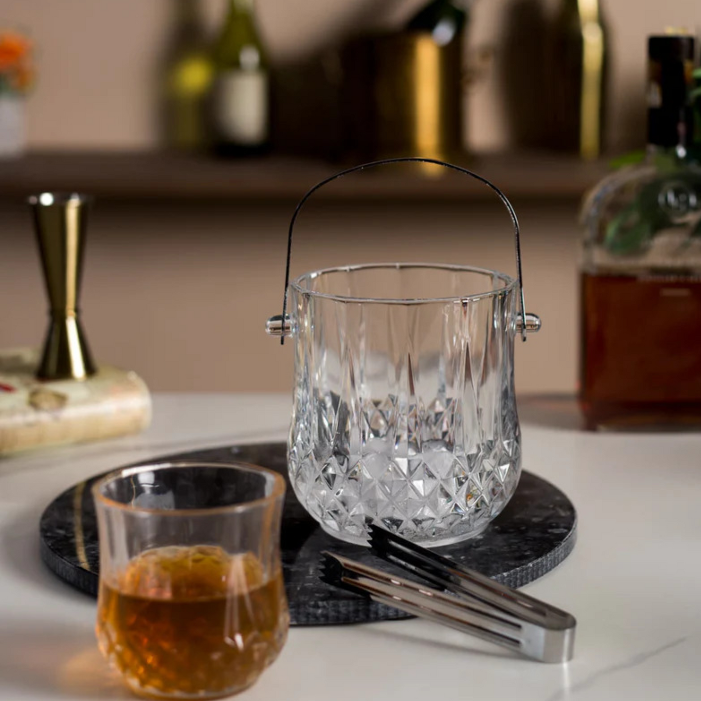 Ivory Ice Bucket Set