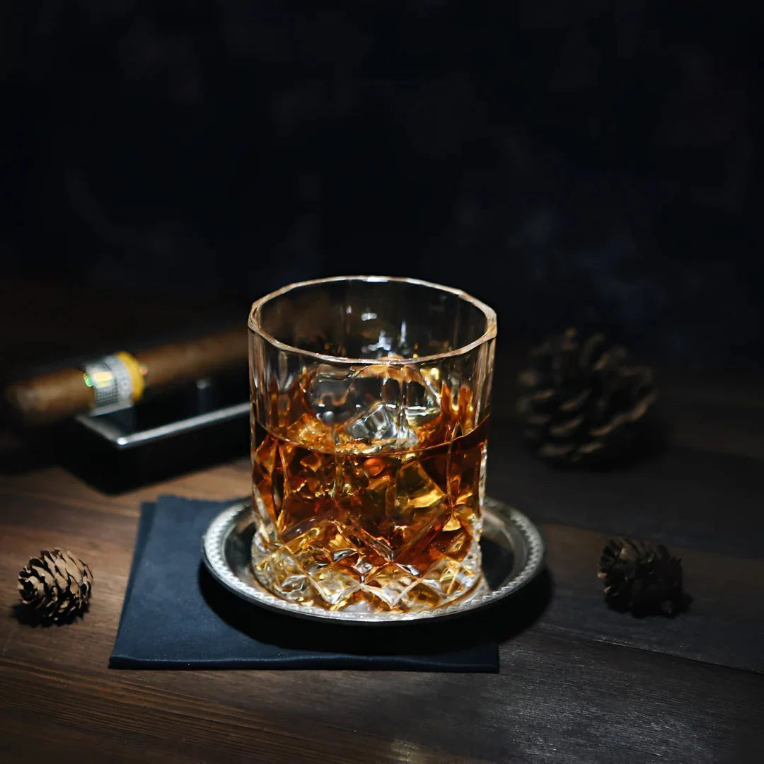 The Senior’s Crystal Whiskey Glass - Set 0f 6 - Made in Slovakia