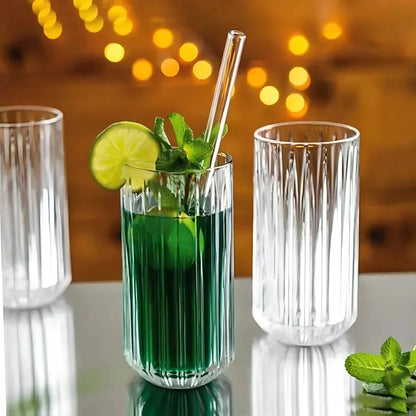 Ribbed Hi-Ball Glass (Set Of 6)