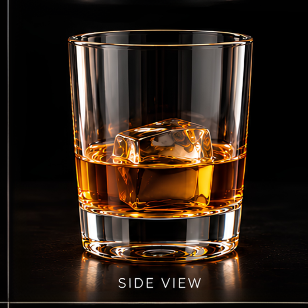 Pure Old Fashioned Whiskey Glasses - Set of 6 - Made in Italy