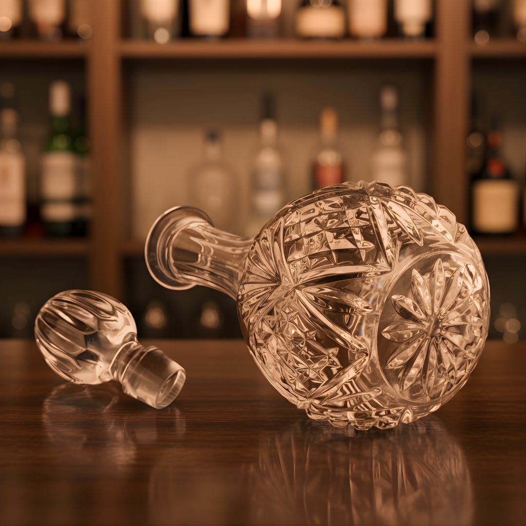Emperor's Crystal Whiskey Decanter - Made In Italy