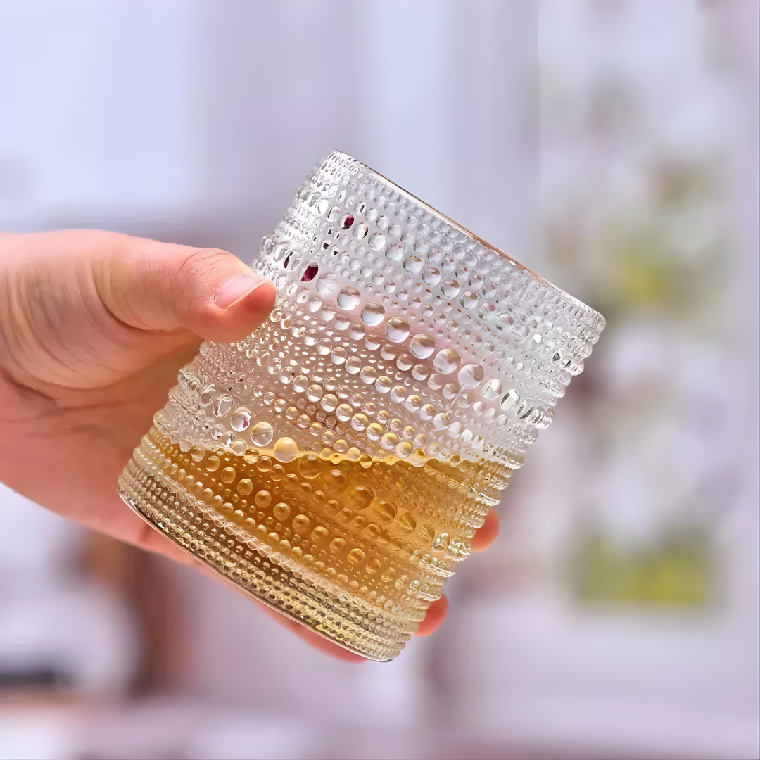 Crystal Bubbly Glass - Set Of 6