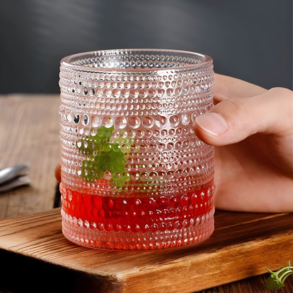 Crystal Bubbly Glass - Set Of 6