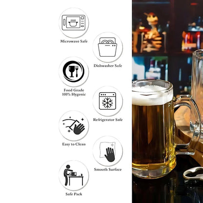 Prince Beer Mug (380 ML) - Made Of Crystal