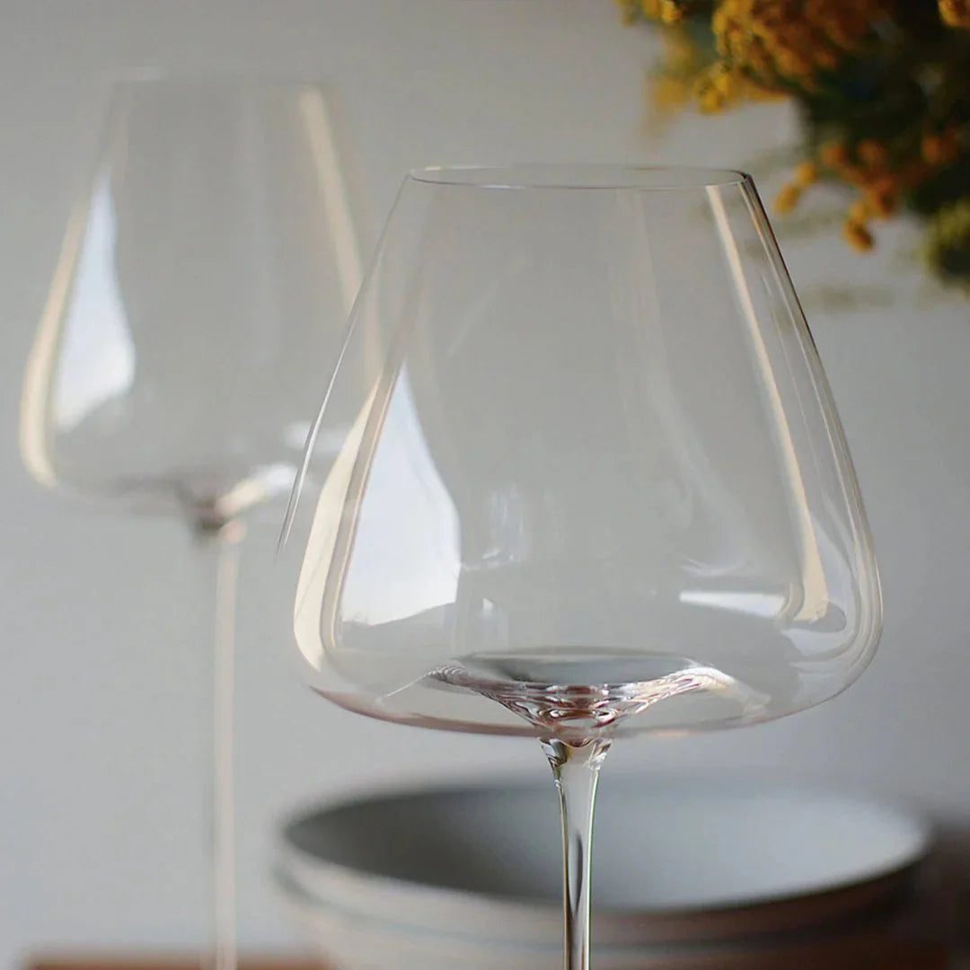 Timeless Wine Glass - Long Stem - Made Of Sapphire Crystal - 28cm Long