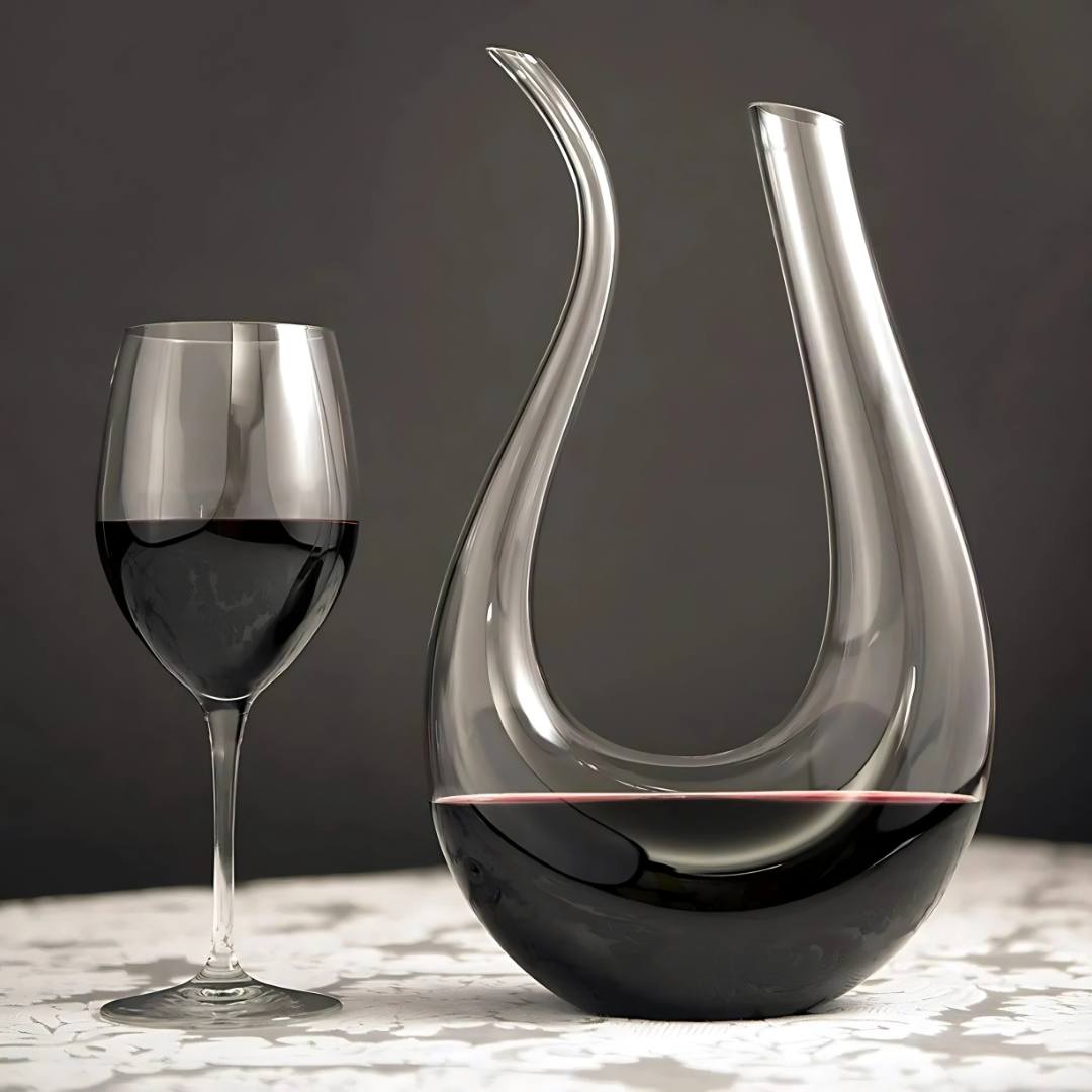 Crystal U Shaped Decanter