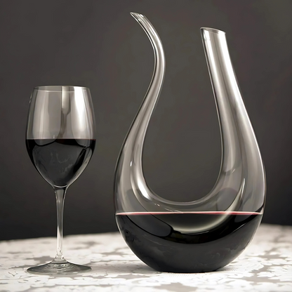 Crystal U Shaped Decanter