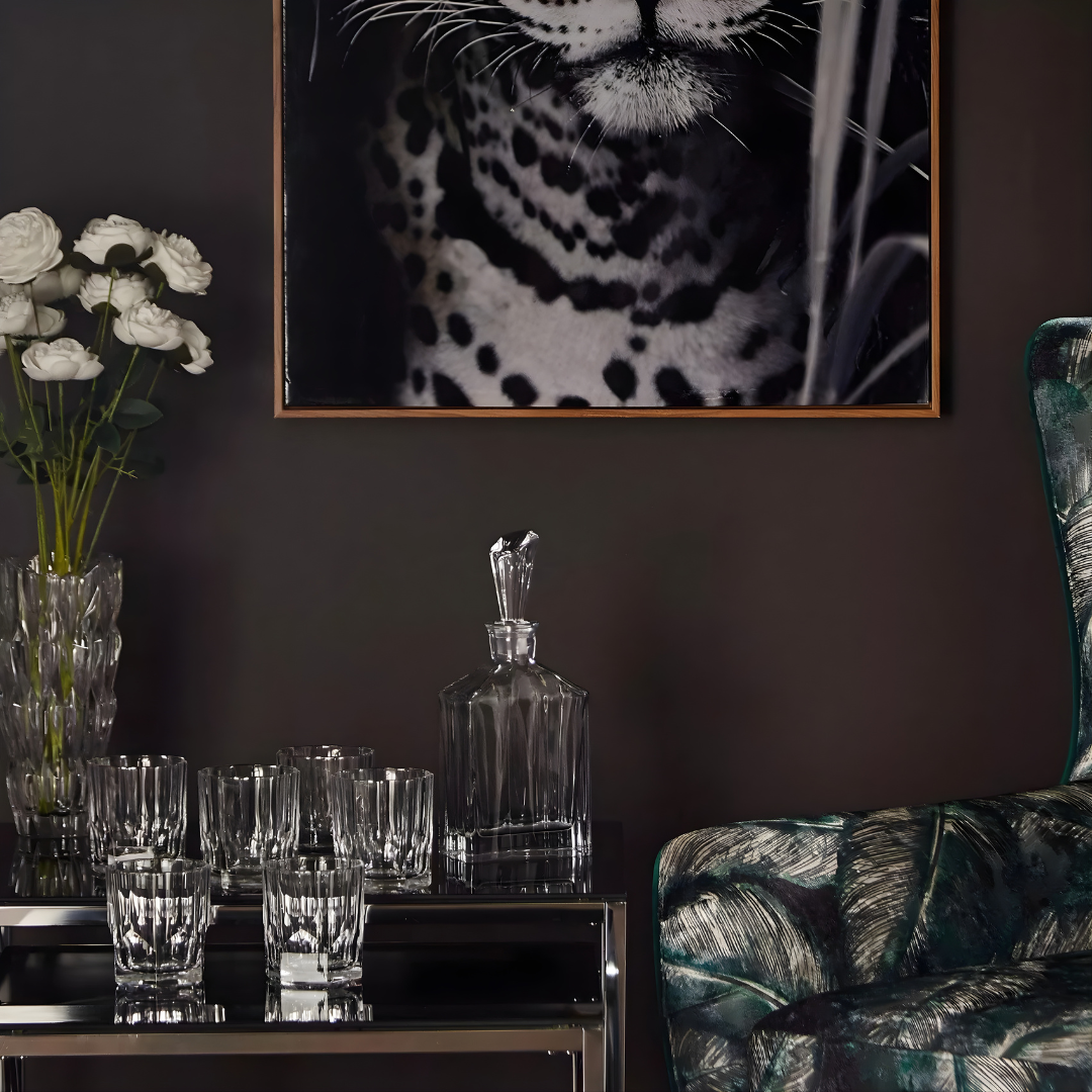 Aspen Crystal Decanter Set - Made With Sapphire Crystal