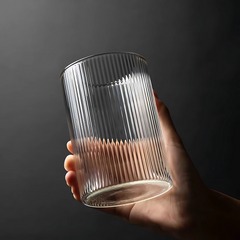 Stripped Plain Water Glass (Pack Of 6)
