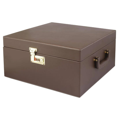 Leather Bar Briefcase With Ice Bucket