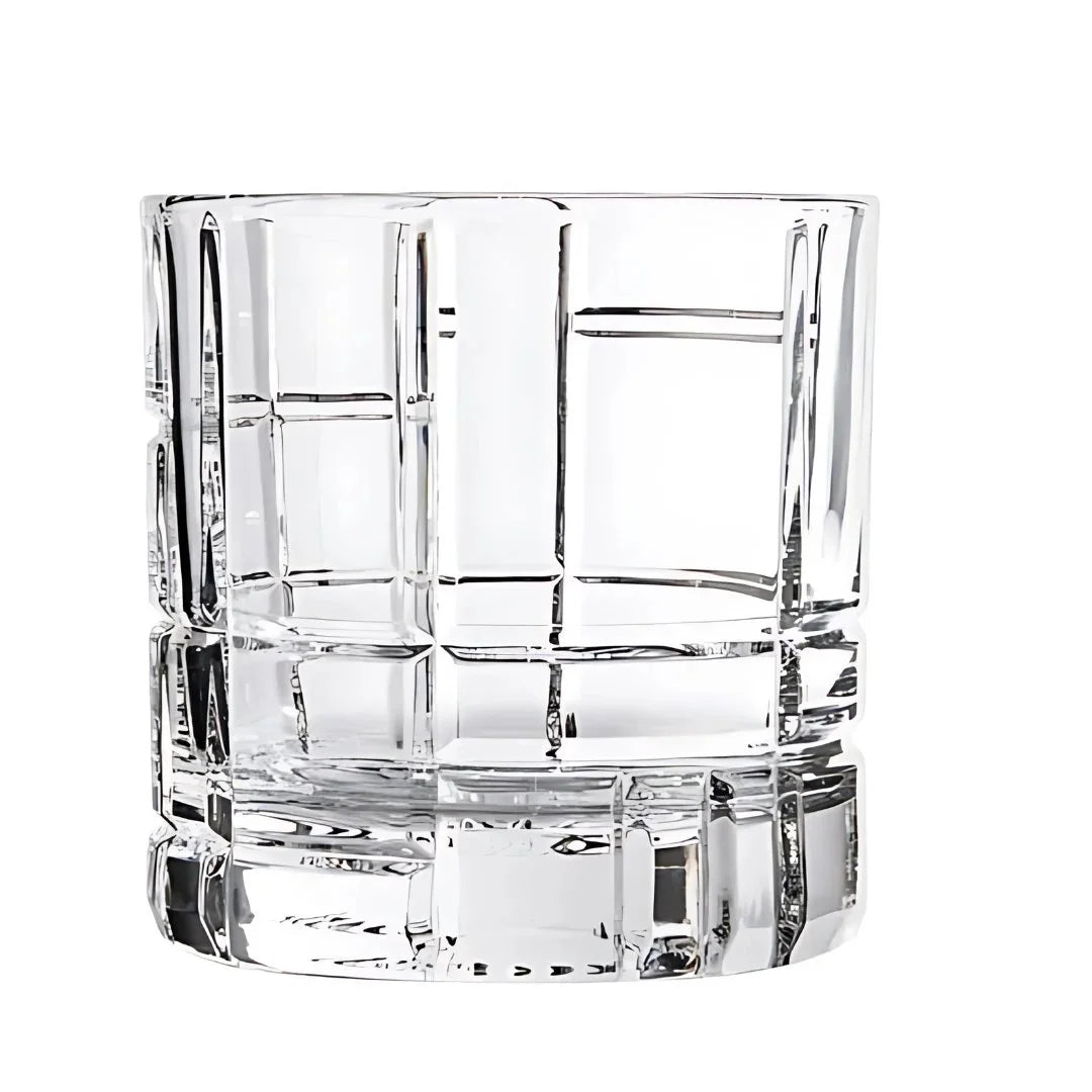 Draze Double Rock Whiskey Glass - Made Of Heavy Crystal