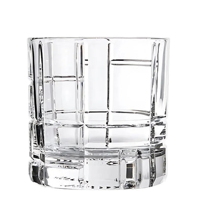 Draze Double Rock Whiskey Glass - Made Of Heavy Crystal