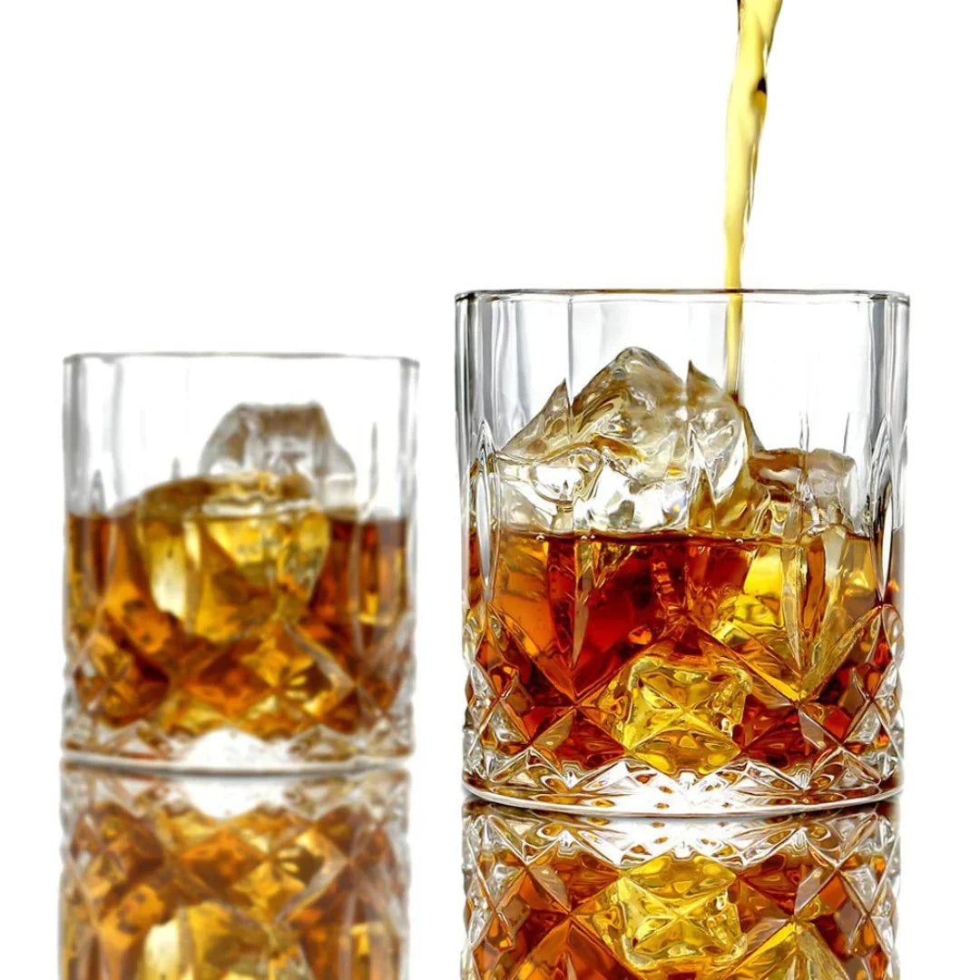 The Senior’s Crystal Whiskey Glass - Set 0f 6 - Made in Slovakia