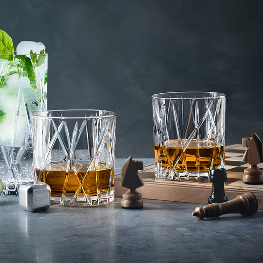 Modern DOF Tumbler 325ml | Set of 6 – Czech Crystal