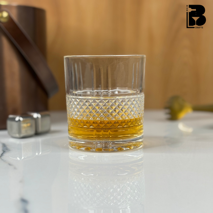 Quirky Crystal Whiskey Glass (Pack Of 6) - Made In Italy